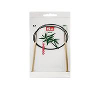Prym 221504 Rundstricknadeln, 80 cm, 3,00 mm Rundstricknadel, Bambus, Natur, 3 mm