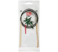 Prym 221507 Rundstricknadeln, 80 cm, 4,50 mm Rundstricknadel, Bambus, Natur, 4,5 mm