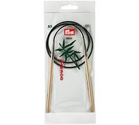 Prym 221509 Rundstricknadeln, 80 cm, 5,50 mm Rundstricknadel, Bambus, Natur, 5,5 mm