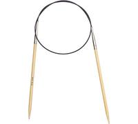 Prym 221516 Rundstricknadeln, 60 cm, 4,00 mm Rundstricknadel, Bambus, Natur, 4 mm