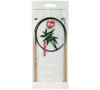 Prym 221519 Rundstricknadeln, 60 cm, 5,50 mm Rundstricknadel, Bambus, Natur, 5,5 mm