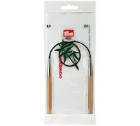 Prym 221530 Rundstricknadeln, 40 cm, 6,00 mm Rundstricknadel, Bambus, Natur, 6 mm +2,00 Optische Leistung