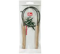Prym 221554 Rundstricknadeln, 60 cm, 10,00 mm Rundstricknadel, Bambus, Natur, 10 mm