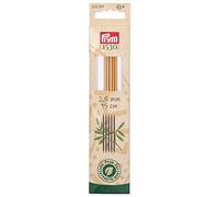 Prym Strumpfstricknadeln 1530, Bambus, 15cm, 2,50mm