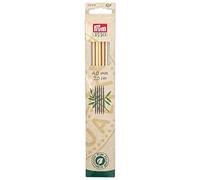 Prym 222214 Strumpfstricknadeln Prym 1530, 20 cm, 4 mm, Holzfarben