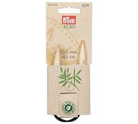 Prym 222534 Rundstricknadel Prym 1530, Bambus, 40cm, 10,0mm, Holzfarben