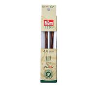 Prym Rundstricknadelspitzen Natural Holz lang 11,6 cm 4,5 mm Mehrfarbig