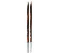 Prym Rundstricknadelspitzen Natural farbig lang 11,6 cm 4,00 mm Rundstricknadel, Holz, Mehrfarbig, 4,0 mm