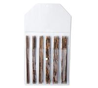 Prym Set Natural 20 cm Strumpfstricknadel, Holz, Mehrfarbig