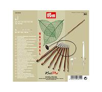 Prym HN Tunesische Häkelnadeln Set NATURAL 3,5 - 8,0 mm