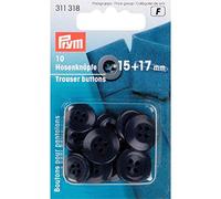 Prym 311318 Hosenknöpfe 15 + 17 mm dunkelblau