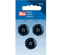 Prym 317423 Knopf 4-Loch Anzug/Hose 20 mm dunkelblau