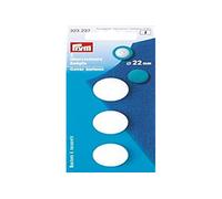 Prym Überziehbare Kunststoff-Knöpfe 22 mm Weiß 3 Stück
