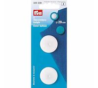 Prym 323238 Überziehbare Knöpfe KST 29 mm weiß