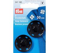 Prym Annäh-Druckknöpfe schwarz verschiedene Durchmesser 30 mm