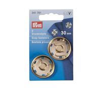 Prym 341781 Annäh-Druckknöpfe 30 mm new gold