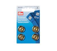 Prym - Annäh-Druckknöpfe MS 17 mm goldfarbig 341811