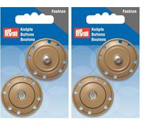 Prym 341831 Annäh-Druckknopf 35 mm beige (Packung mit 2)