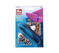Prym Nähfrei Druckknöpfe Jersey Zackenring 10mm verkupfert