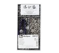 Prym 390127 Jersey Druckknöpfe 10 mm, silber, 200 Stück - rostfreie Zackenringe aus Messing für elastische Stoffe & Bekleidung, ideal für Jersey, Baby- & Kinderkleidung