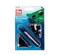 Prym 390200 Nähfrei-Druckknopf Sport & Camping Messing 15 mm brüniert, Metal
