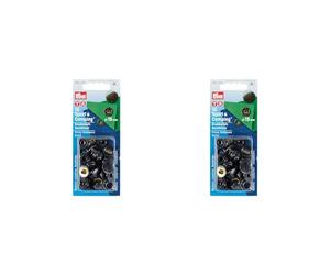 Prym 390230 Nachfüllpackung für 390200 Nähfrei-Druckknopf Sport & Camping Messing 15 mm brüniert, Metal (Packung mit 2)
