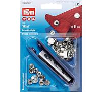 NF-Druckknopf Mini MS 8 mm silberfarbig