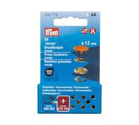Prym Druckknöpfe 390776 Jersey – 12 mm – Orange – kompatibel mit Vario Creative Tool