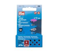 Prym 390779 Druckknöpfe Jersey, 12 mm, pink, kompatibel mit dem Vario Creative Tool