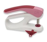 Prym 390907 VARIO Creative Tool Limited Edition | Druckknopf-, Ösen- & Lochwerkzeug | Inkl. Lochwerkzeuge (2,5-4 mm) | Ergonomisch & kraftsparend | Rosa/Rot
