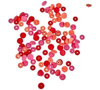 PRYM Druckknöpfe Color Snaps Rot 12,4 mm