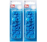 Prym 393108 Nähfrei Druckknopf Color Snaps rund 12,4 mm stahlblau, Kunststoff, 12.4 mm (Packung mit 2)