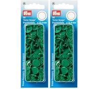 Prym 393151 Nähfrei Druckknopf Color Snaps rund 12,4 mm Gras, Kunststoff, 12.4 mm (Packung mit 2)