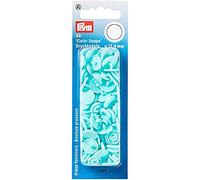 Prym 393159 Nähfrei Druckknopf Color Snaps rund 12,4 mm helltürkis, Kunststoff, 12.4 mm