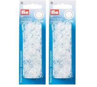 Prym 393198 NF-Druckknopf Color Snaps rund 12,4 mm transparent matt (Packung mit 2)