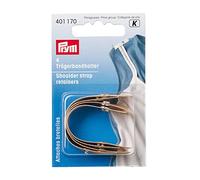 Prym Trägerbandhalter Haut – 100% Polyester, mit Druckknopf – 4 Stück
