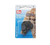 Prym 416502 schwarz Pelzhaken Clips, Baumwolle, Einheits Größe, 2