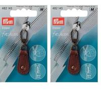 Prym 482.145 Zipper, Metal, braun (Packung mit 2)