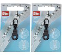 Prym 482138 Fashion-Zipper Öse schwarz (Packung mit 2)