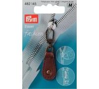 Prym 482145 Fashion-Zipper Lederimitat braun
