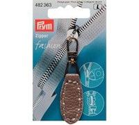 Prym 482363 Fashion-Zipper Lederimitat oval taupe