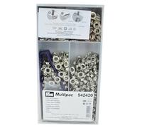 Prym 542 420 Ösen und Scheiben MS silberfarbig 5 mm, Silber