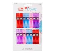 Prym 610183 Prym Love Stoff Clips 5,5 cm, Farbig Sortiert