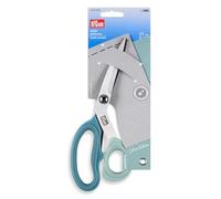 Prym 610536 Stoffschere 21 cm mit Micro Serration, Schneiderschere für präzises Schneiden von Stoff, Nähschere für Nähen, Patchwork und Handarbeit, salbei