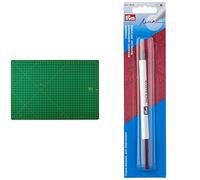 Prym 611382 Schneideunterlage cm/inch-Einteilung, 90x60cm & Trick-Marker (selbstlöschend), violett