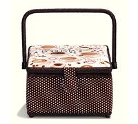 Prym 612277 Nähkorb Coffee M, braun