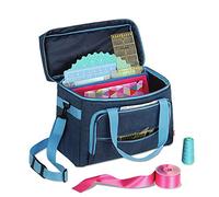 Prym 612634 Nähmaschinen-Tasche (Jeans/ türkis) ,44 x 20 x 35 cm, ungefüllt