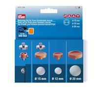 Prym 673136 Werkzeug-Set Druckknöpfe Anorak, 12, 15 und 20 mm