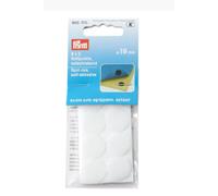 Prym weiß 968705 Haftpunkte selbstklebend, Polyamid: 100%, Ø 19 mm, 8 Paar