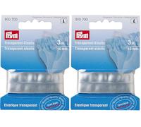 Prym 910700 Transparent-Elastic 10 mm (Packung mit 2)